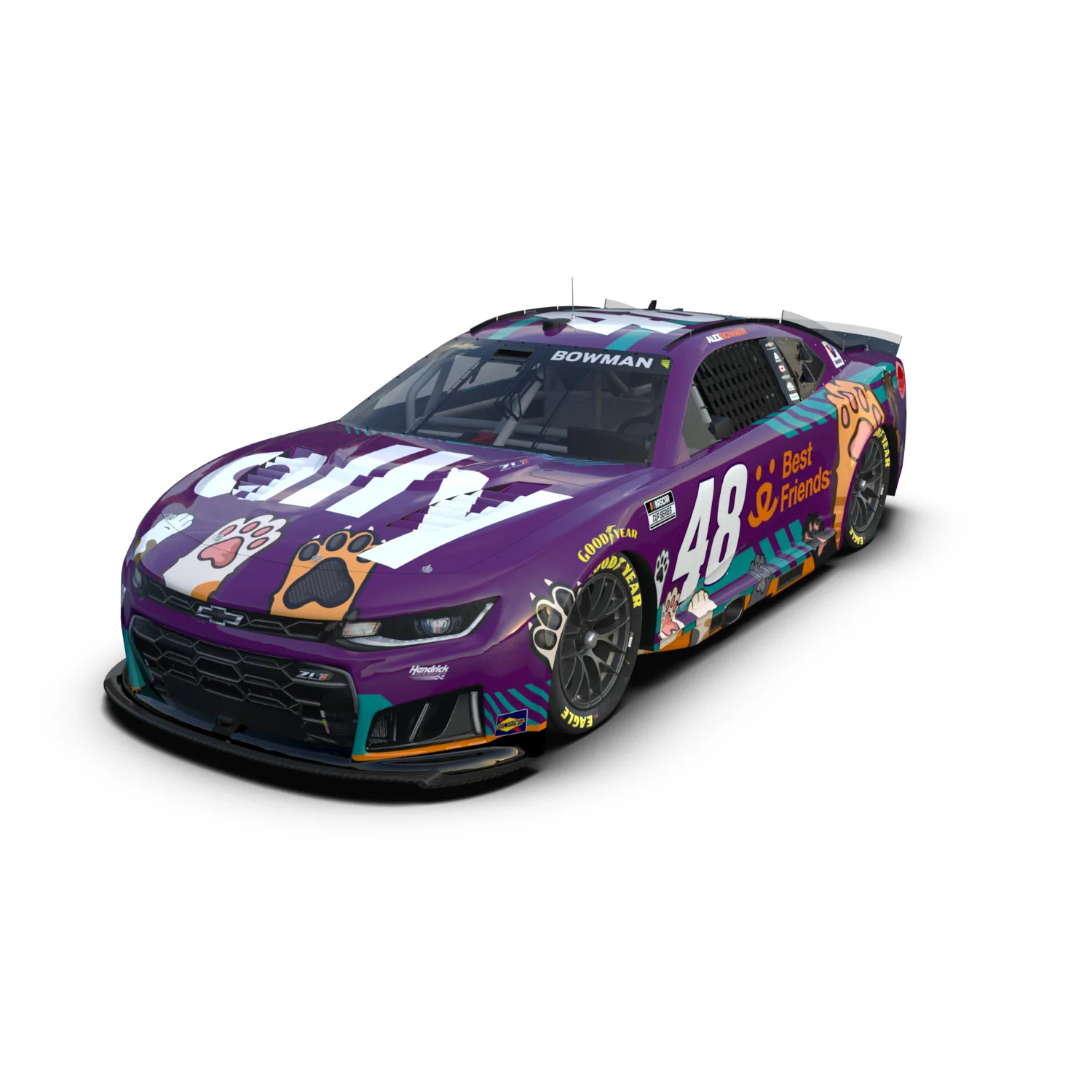 Alex Bowman #48 2026 Ally Best Friends 1:24 ELITE Die-Cast