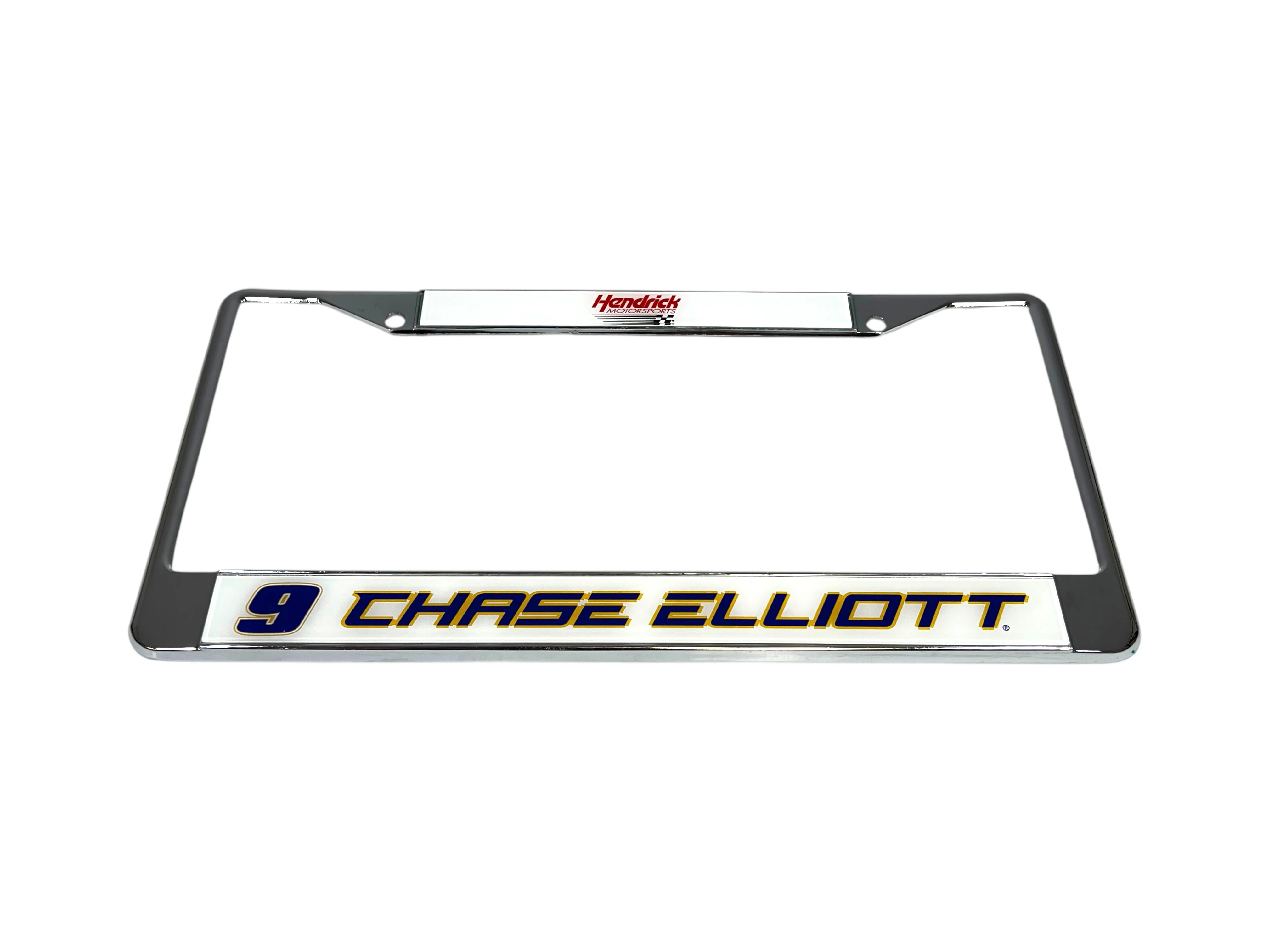 Chase Elliott #9 NAPA Chrome License Plate Frame - Image 2