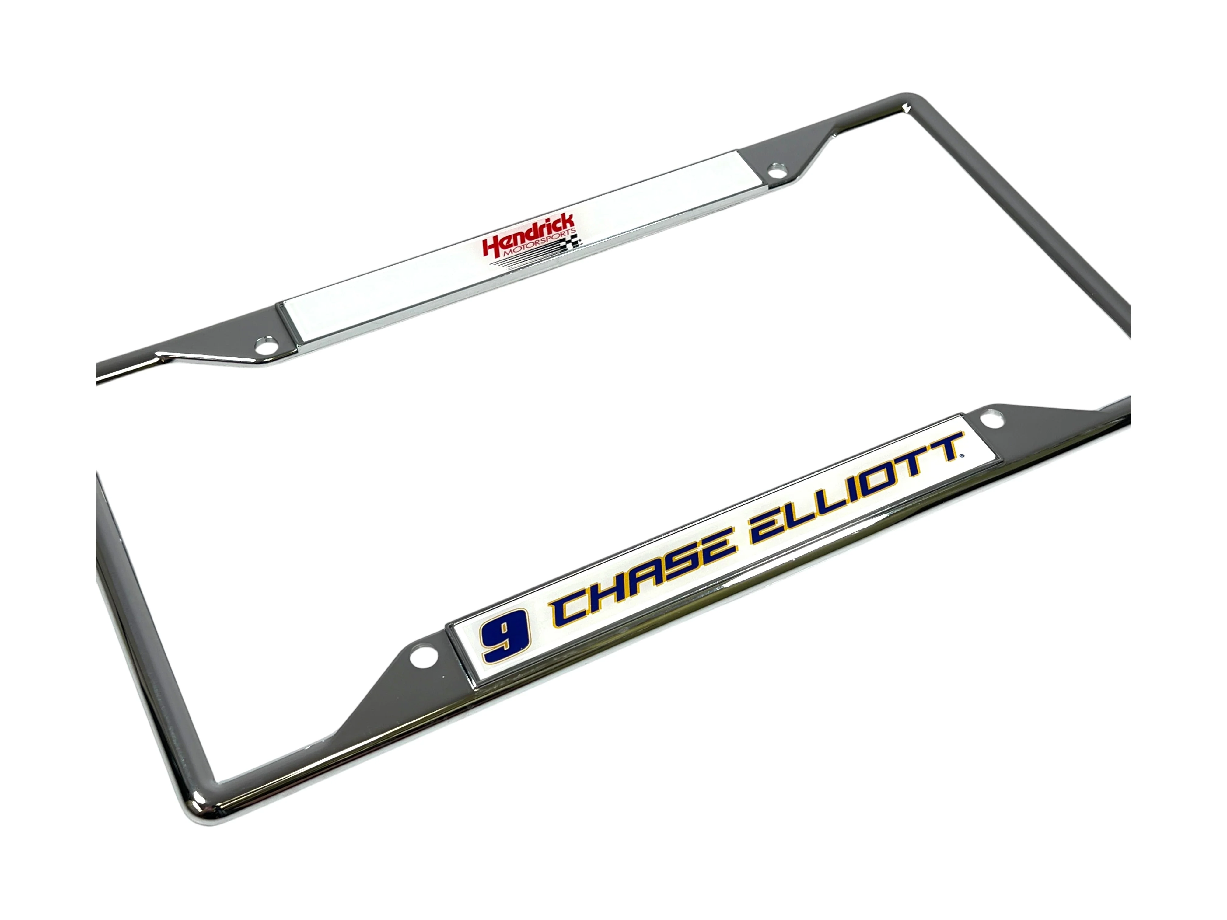 Chase Elliott #9 NAPA Chrome License Plate Frame - Image 3
