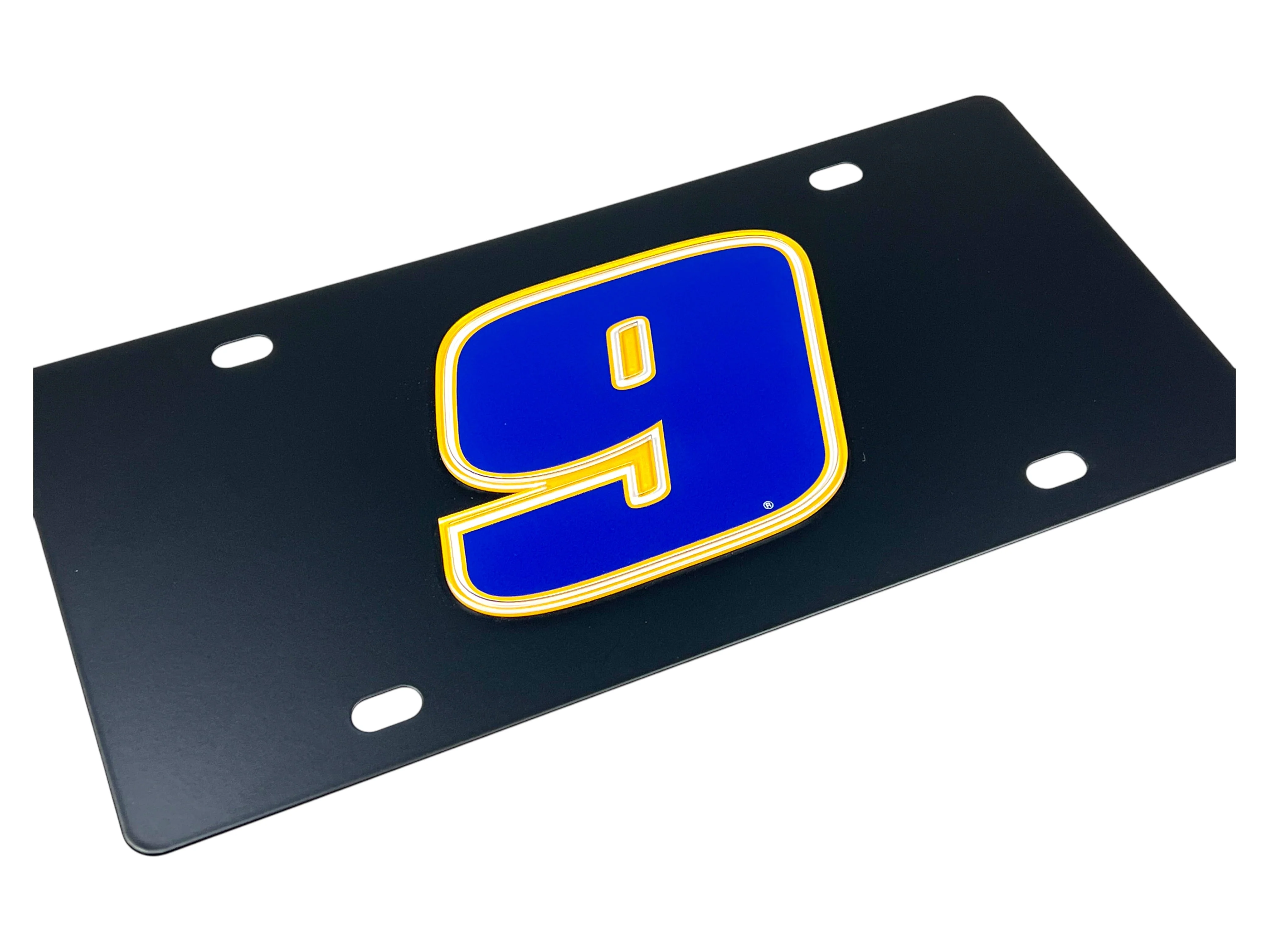 Chase Elliott #9 NAPA Carbon Steel License Plate - Image 3