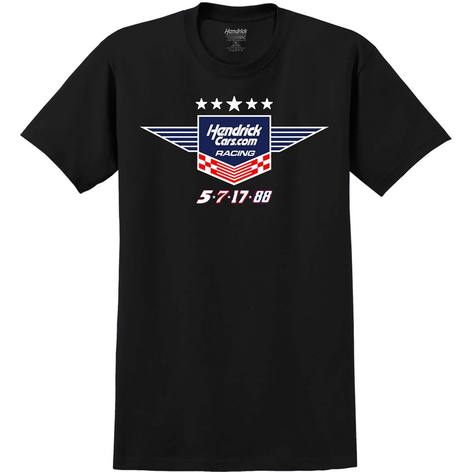 HendrickCars.com 4-Car Black Patriotic T-shirt - Image 2