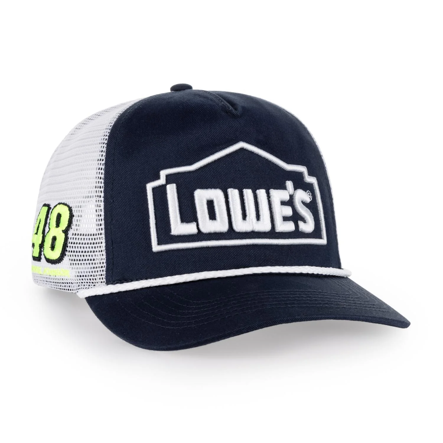 Jimmie Johnson #48 Lowe's '47 Brand Triple Hit Mesh Rope '47 Hitch Hat - Image 2