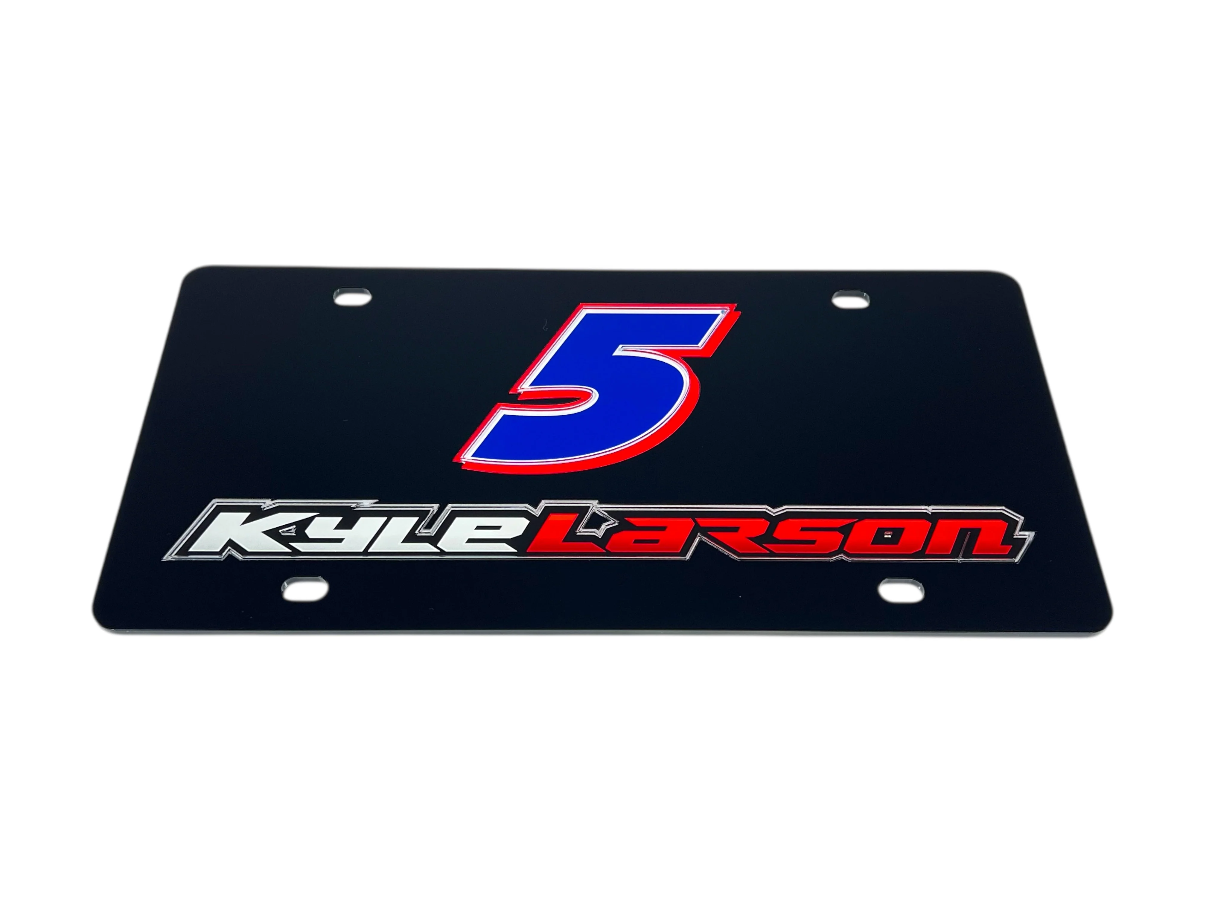 Kyle Larson #5 HendrickCars.com Acrylic License Plate - Image 2