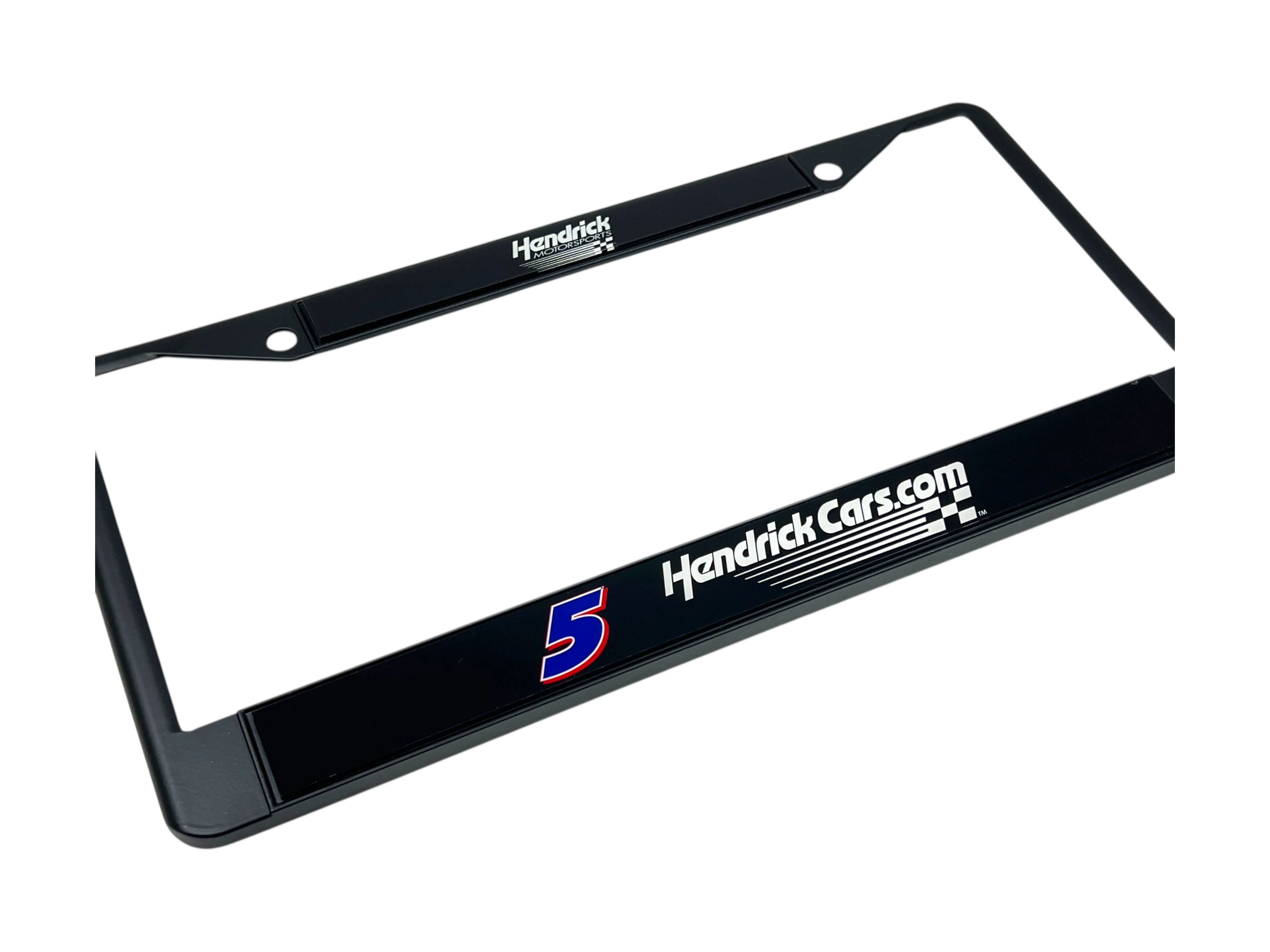 Kyle Larson #5 HendrickCars.com Black License Plate Frame - Image 3
