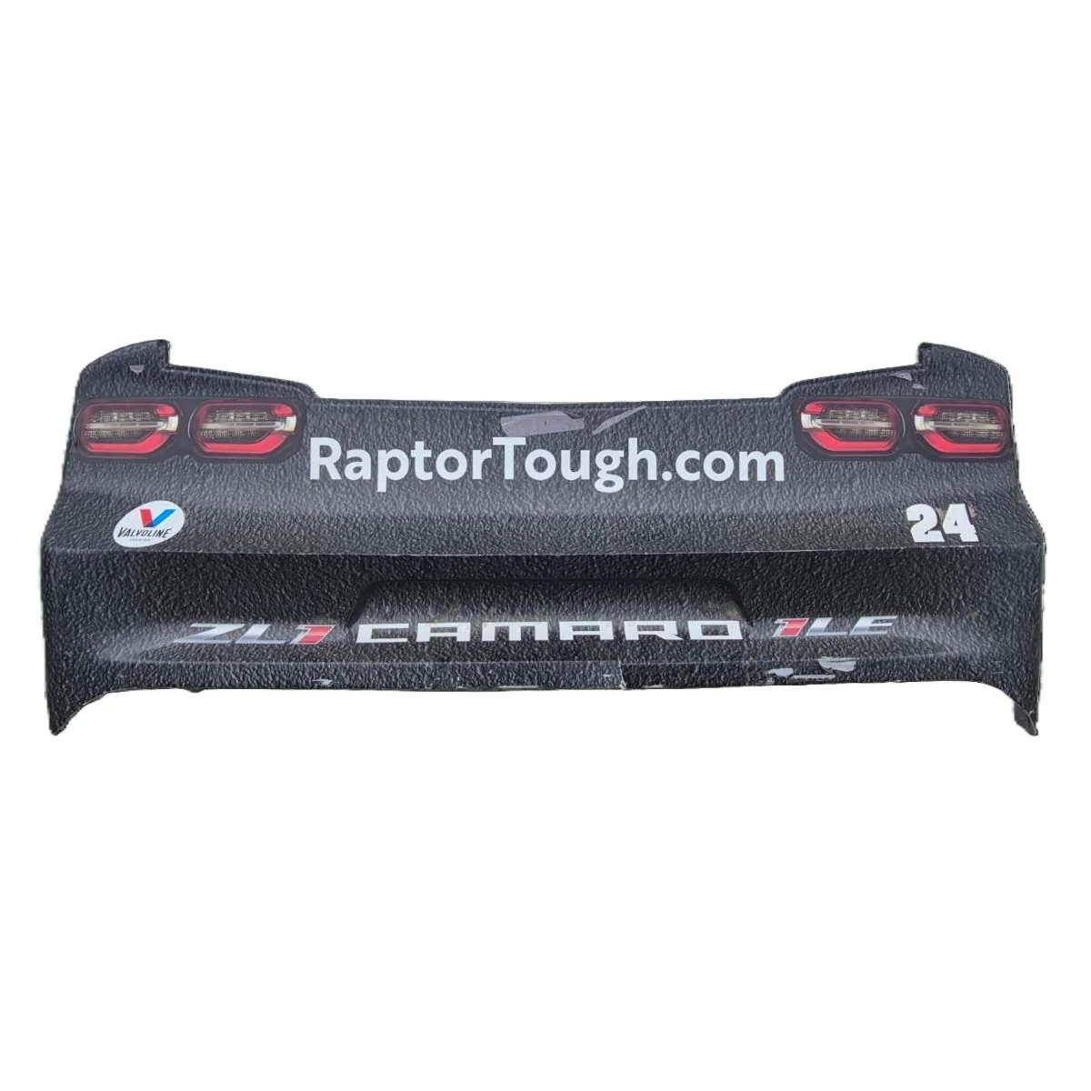 Race Used 2021 William Byron #24 Raptor Rear Bumper - Kansas 2