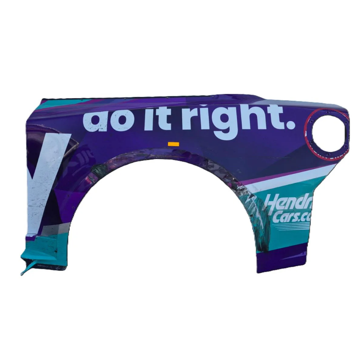 Race Used 2026 #48 Ally Left Rear Quarter Panel - Darlington 1