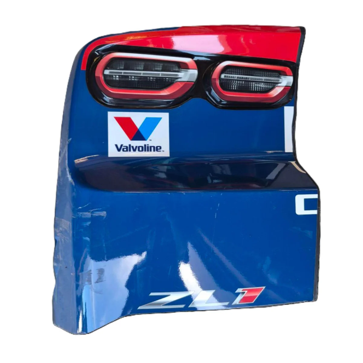 Race Used 2026 William Byron #24 Liberty University Partial Rear Bumper ( 1 of 3 ) - Watkins Glen, 300th Cup Start