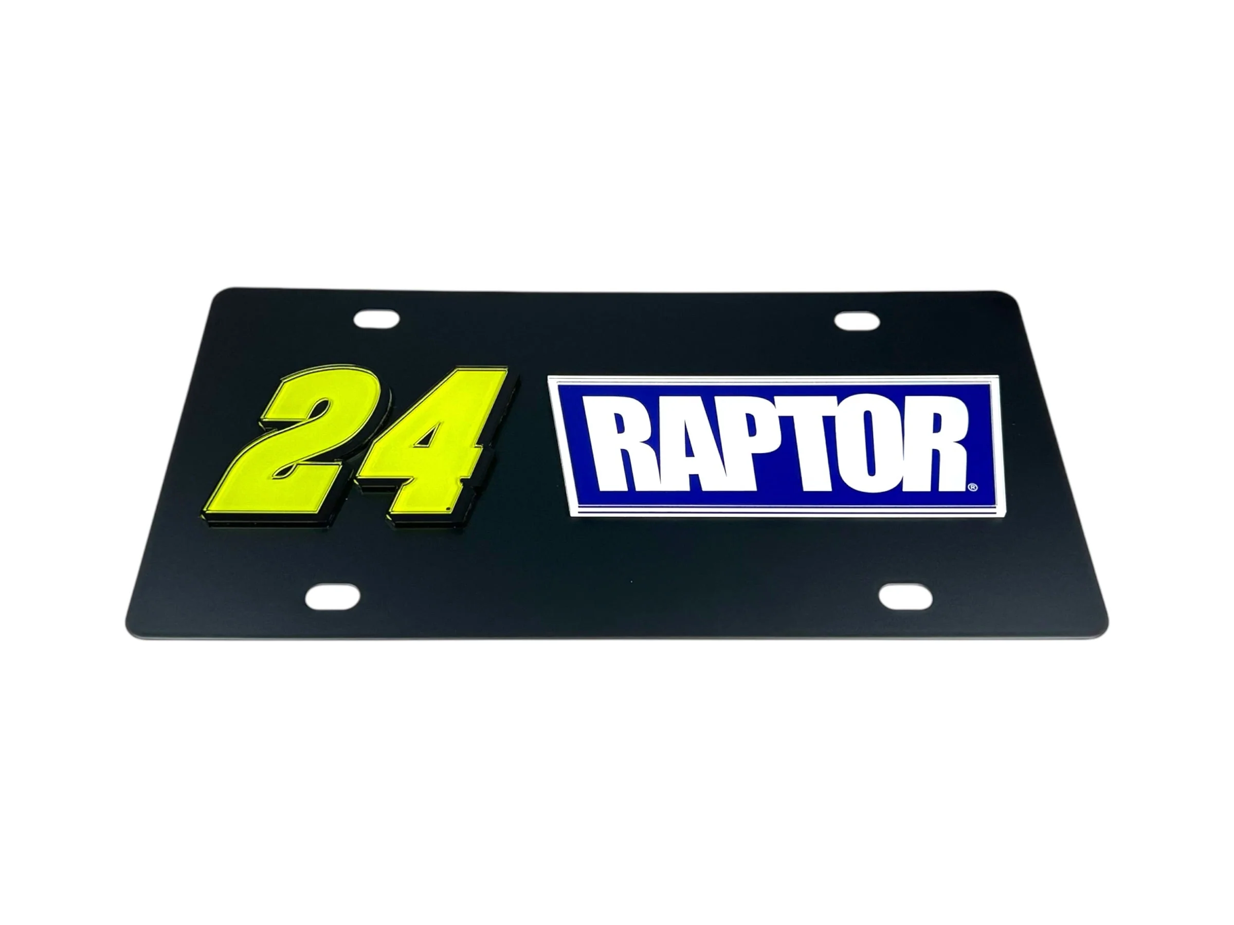 William Byron #24 Raptor Carbon Steel License Plate - Image 2